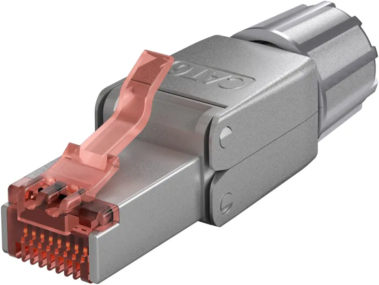 CAT 6 feldkonfektionierbarer RJ45-Stecker, STP geschirmt