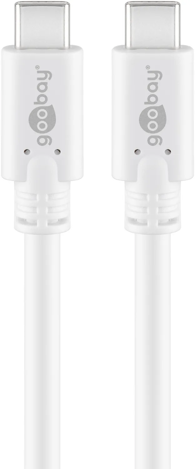 USB-C-Kabel, 1 m, weiß