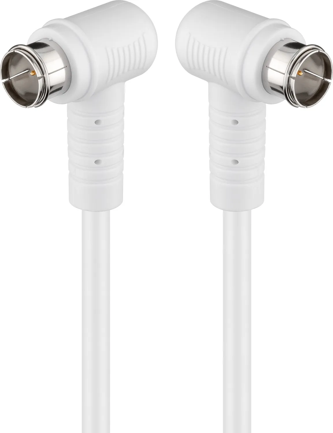 Gewinkeltes SAT-Antennenkabel (80 dB), doppelt geschirmt