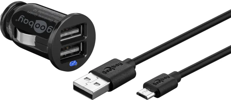 12 W Micro USB Auto-Ladeset