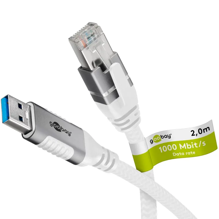Ethernet-Kabel USB-A 3.0 auf RJ45, 2 m