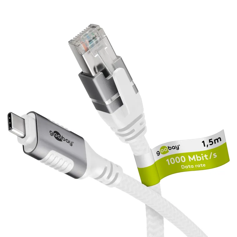 Ethernet-Kabel USB-C 3.1 auf RJ45, 1,5 m