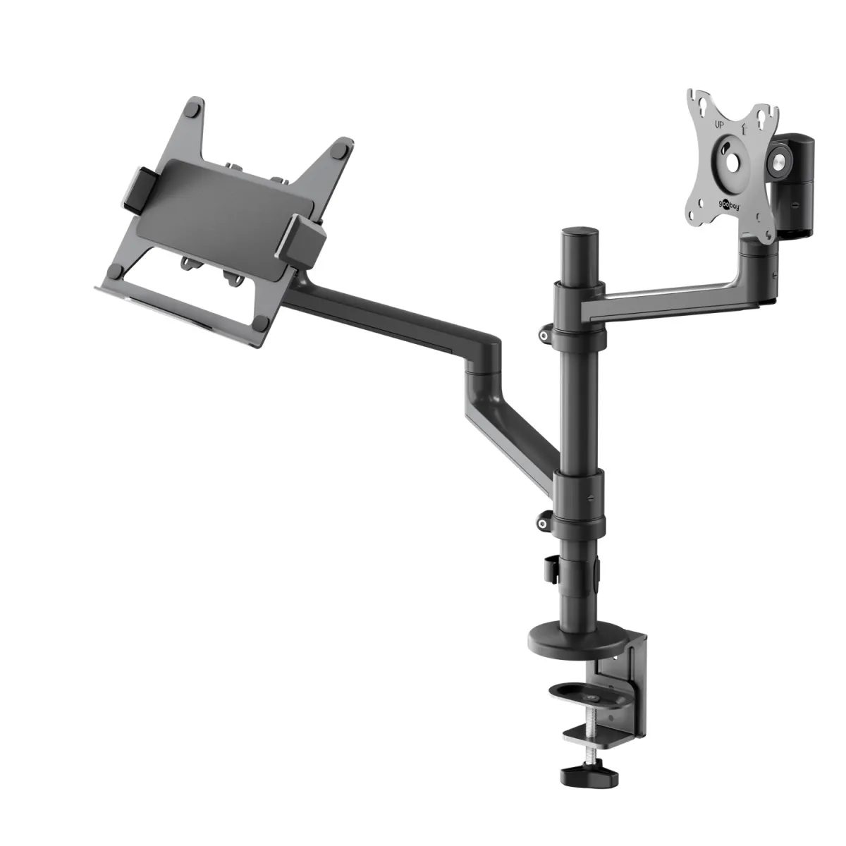 Deluxe Monitorhalterung mit Laptop-Arm