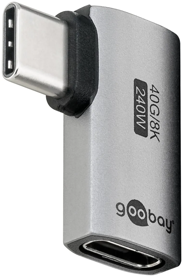 USB-C-Adapter horizontal 90°, USB4