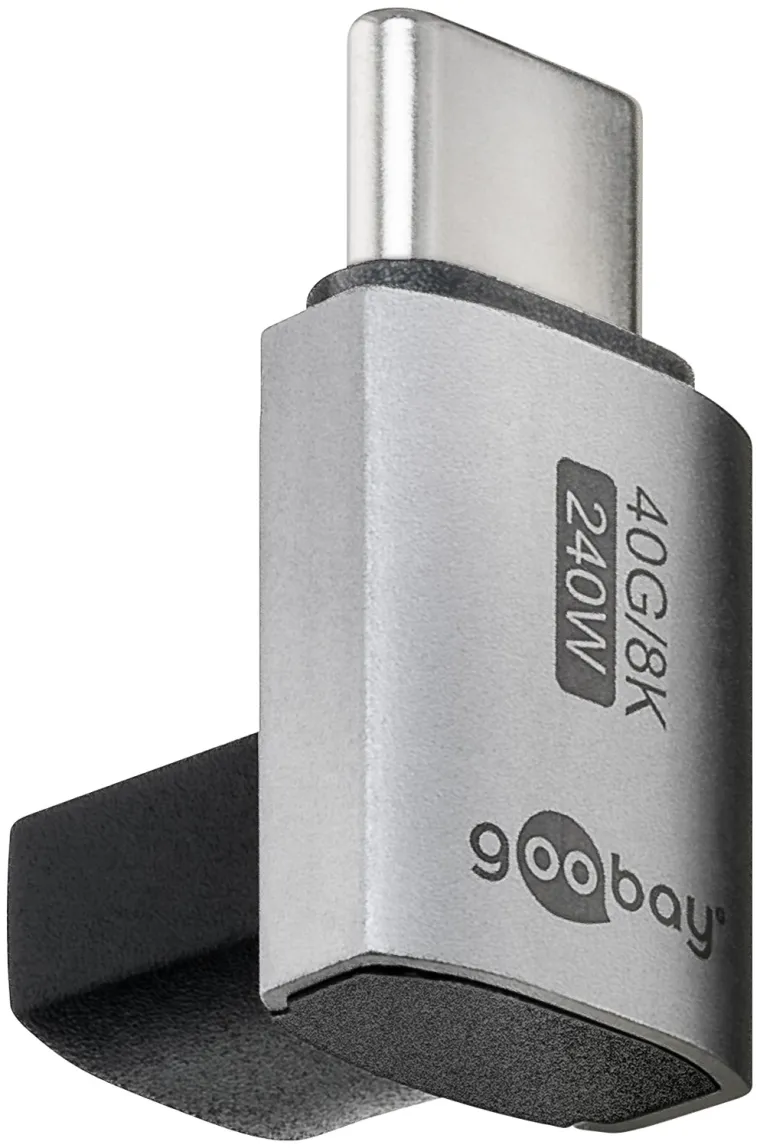 USB-C-Adapter vertikal 90° kurz, USB4