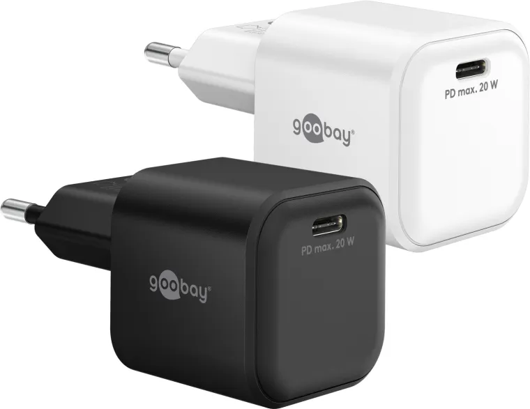 20 W USB-C PD GaN Schnellladegerät Nano weiß