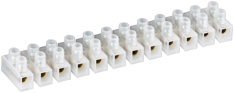 Lüsterklemme, 10 A, transparent