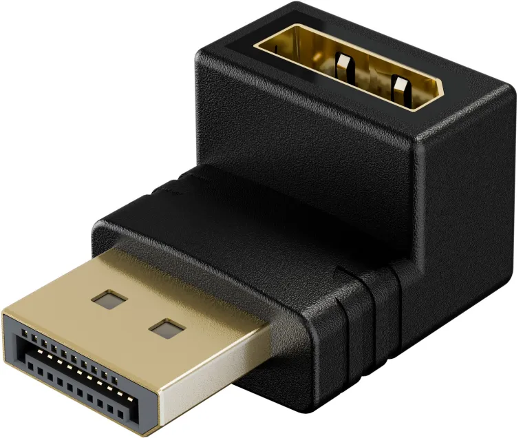 DisplayPort-Winkeladapter 90° nach oben