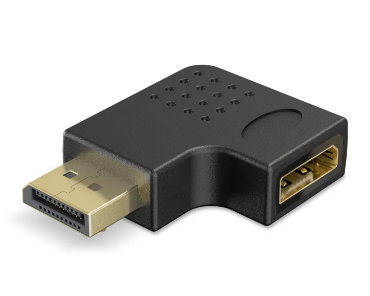 DisplayPort-Winkeladapter 90° nach rechts