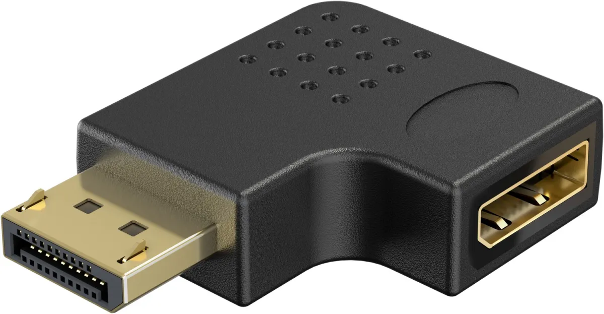 DisplayPort-Winkeladapter 90° nach links