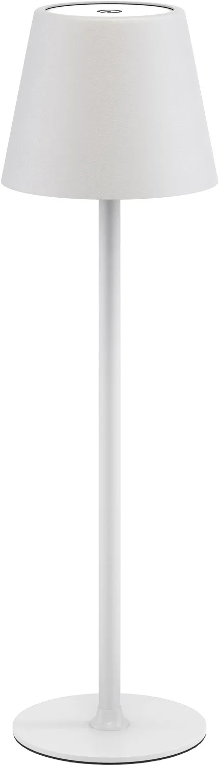 Kabellose LED-Tischleuchte, Größe M, 37 cm, weiß