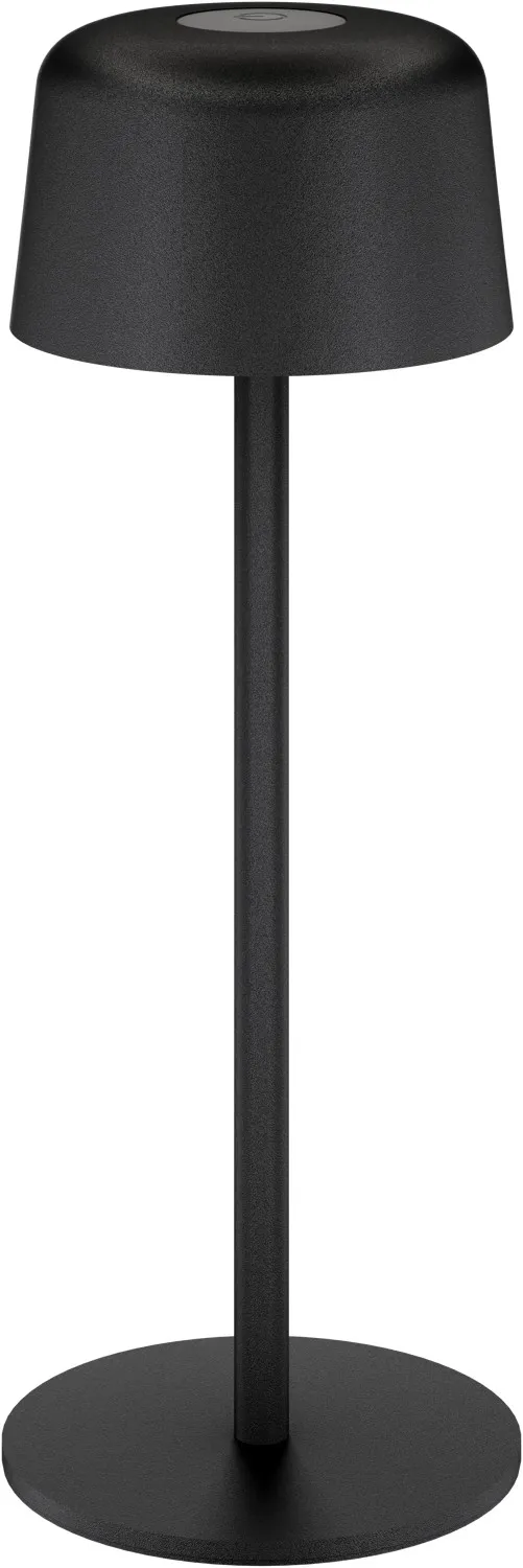 Kabellose LED-Tischleuchte, Größe S, 25 cm, schwarz