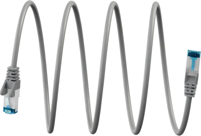 Ultraflexibles CAT 6 A Patchkabel S/FTP (PiMF), grau