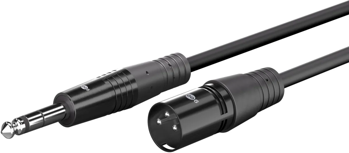 XLR-Kabel auf 6,35-mm-Klinke, 3 m