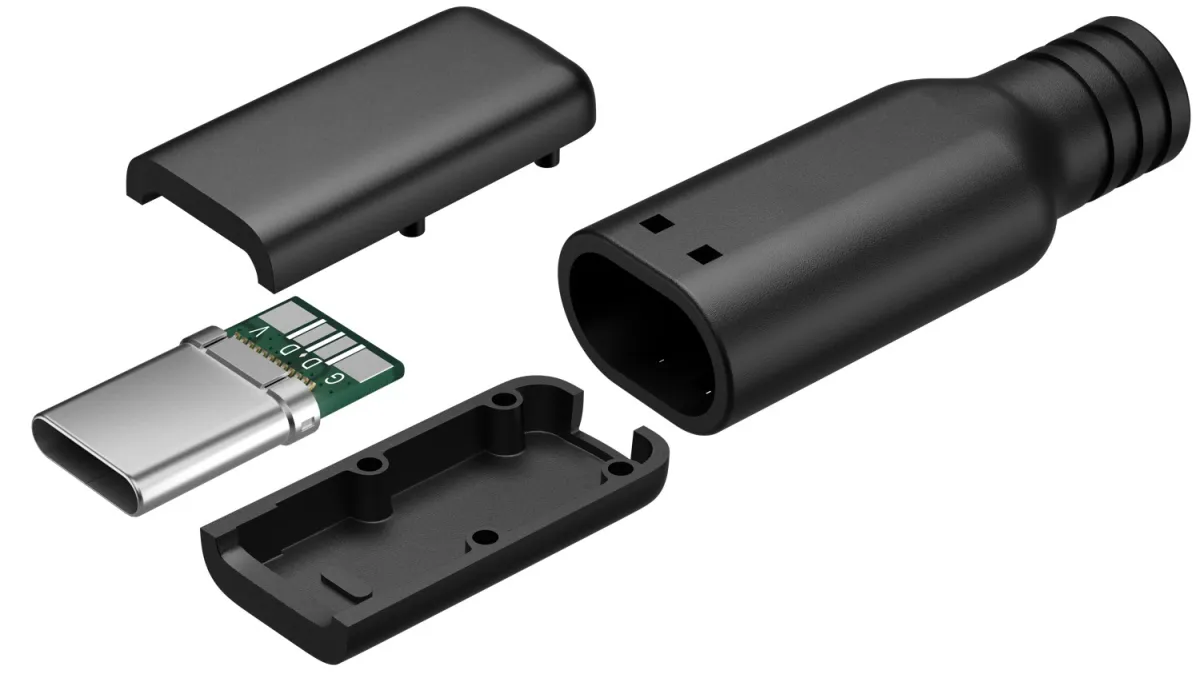 USB-C-Stecker, Lötversion