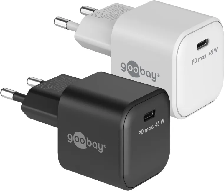 45 W USB-C PD GaN Schnellladegerät Nano weiß