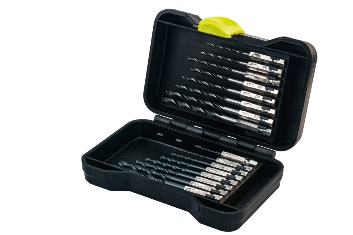 Metall- und Holzbohrer-Set, 16-tlg.