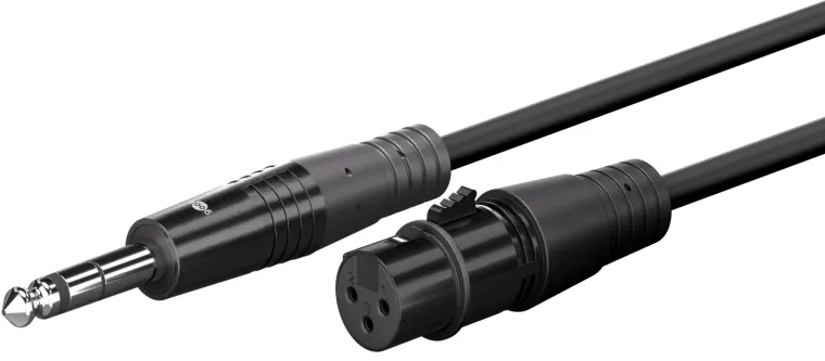 XLR-Kabel auf 6,35-mm-Klinke, 5 m
