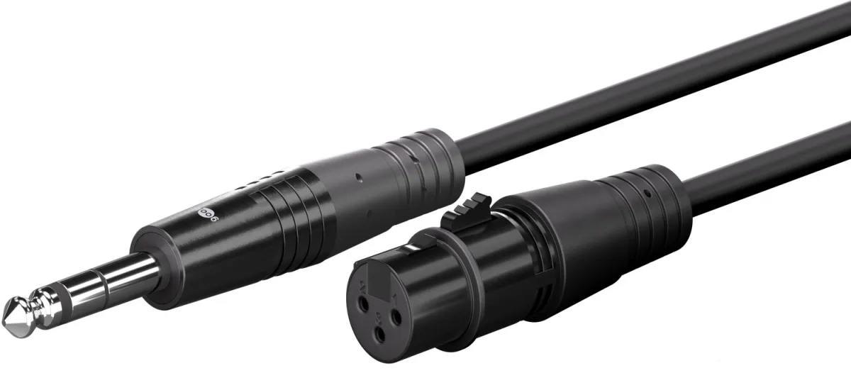 XLR-Kabel auf 6,35-mm-Klinke, 10 m