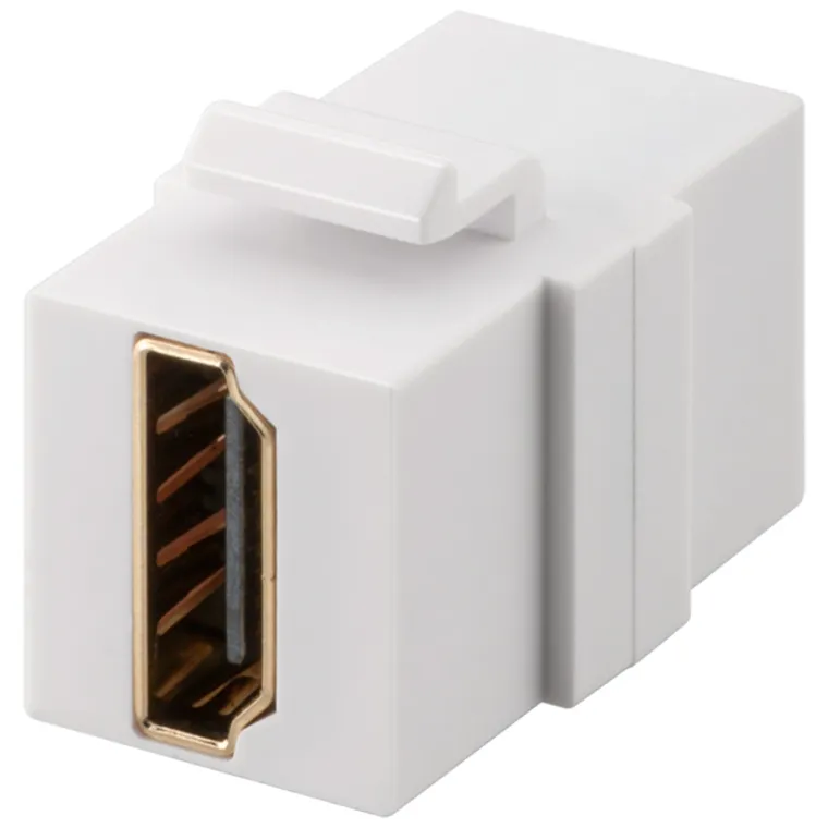 Keystone Modul mit HDMI-Doppel-Buchse, 4K @ 60 Hz
