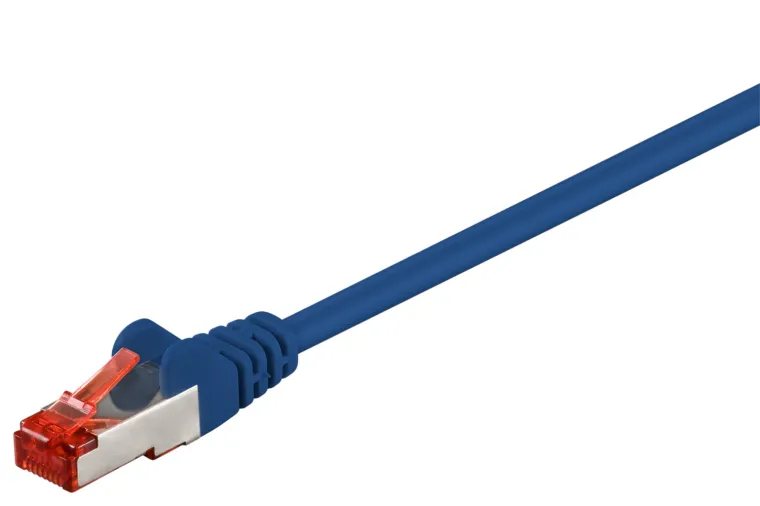 CAT 6 Patchkabel, S/FTP (PiMF), blau