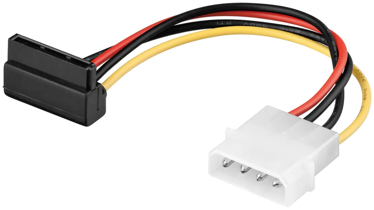 PC-Stromkabel/Stromadapter, 5.25-Stecker zu SATA 90°