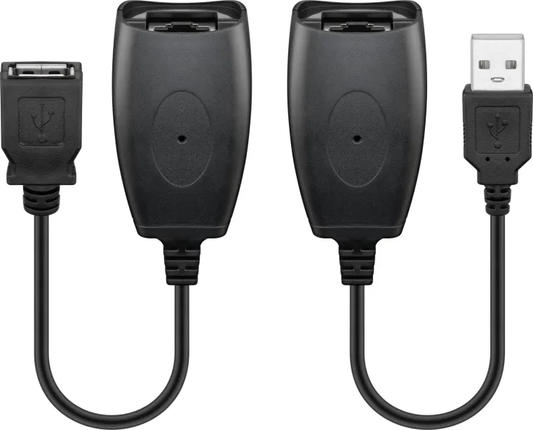 USB-Verlängerungsadapter bis 40 m über CAT-Kabel