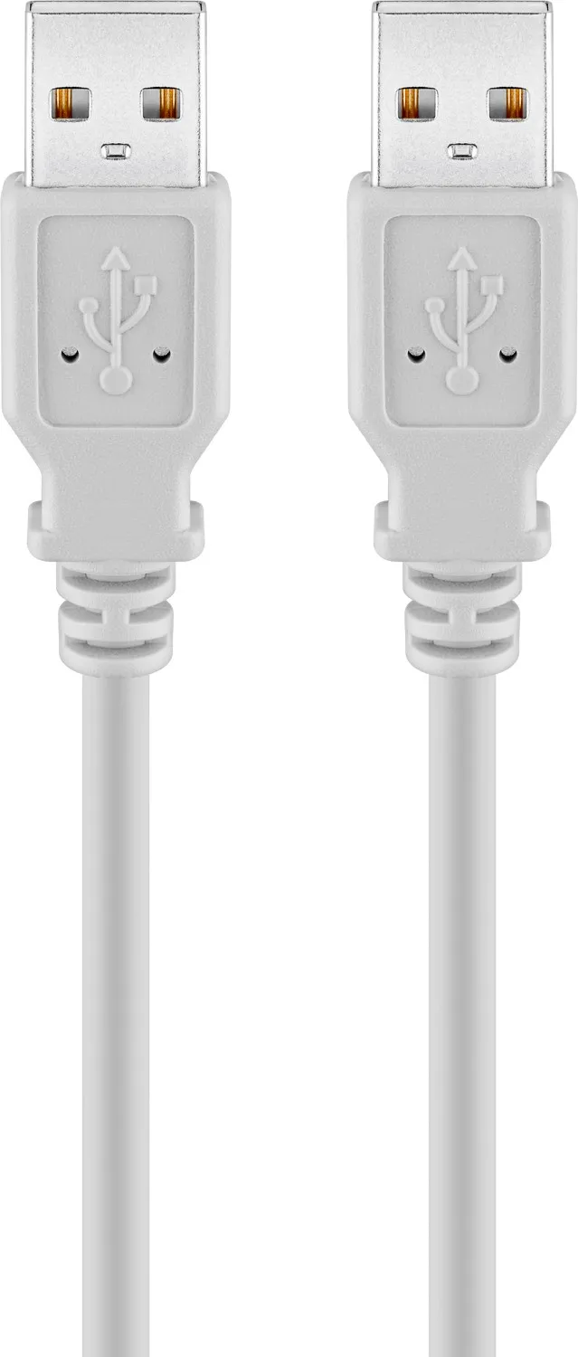USB-A-Kabel, 3 m, grau