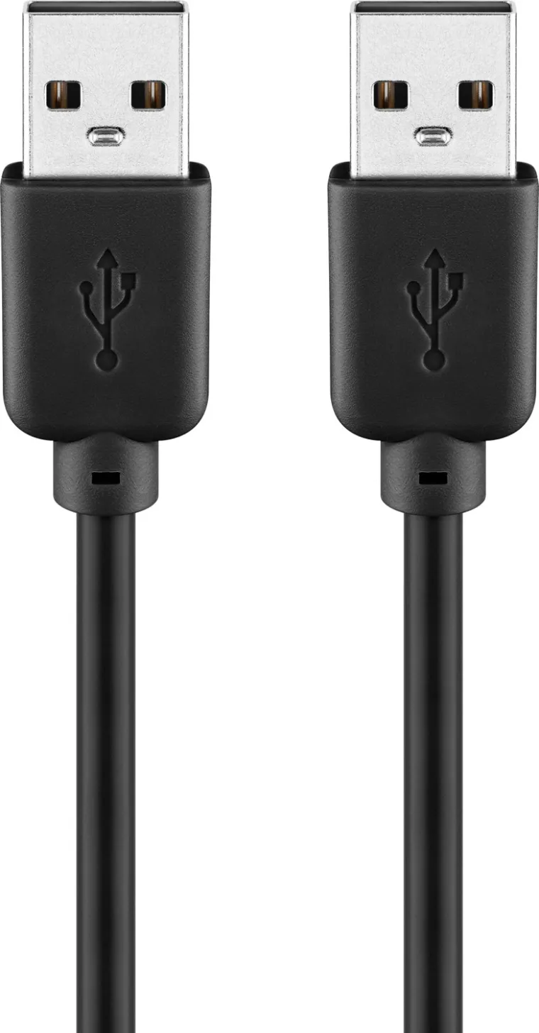 USB-A-Kabel, 1,8 m, schwarz