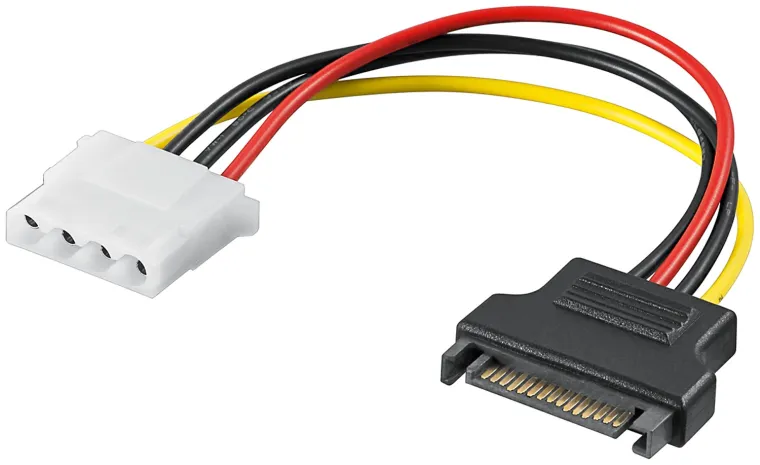 PC-Stromkabel/Stromadapter, SATA-Buchse zu 5.25-Buchse