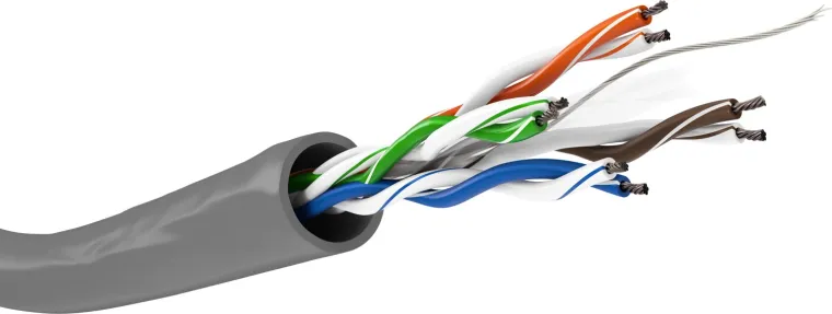 CAT 6 Netzwerkkabel, U/UTP, grau