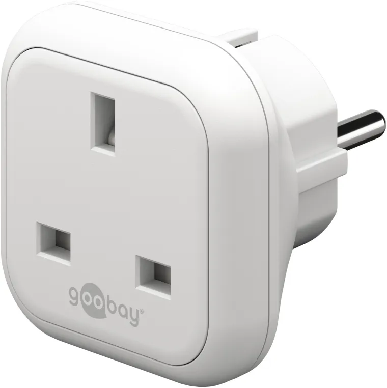 Reiseadapter UK auf Europa, weiß
