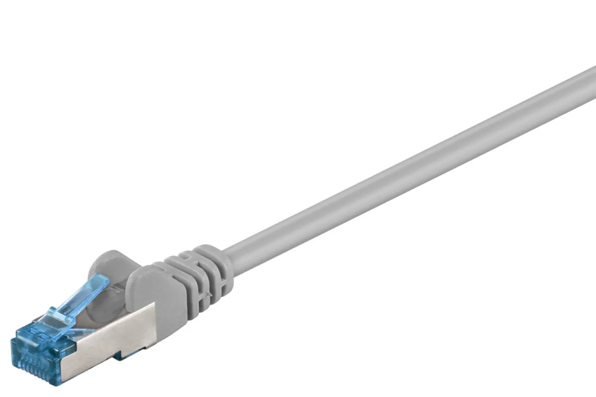 CAT 6 A Patchkabel, S/FTP (PiMF), grau