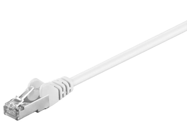 CAT 5e Patchkabel, SF/UTP, weiß