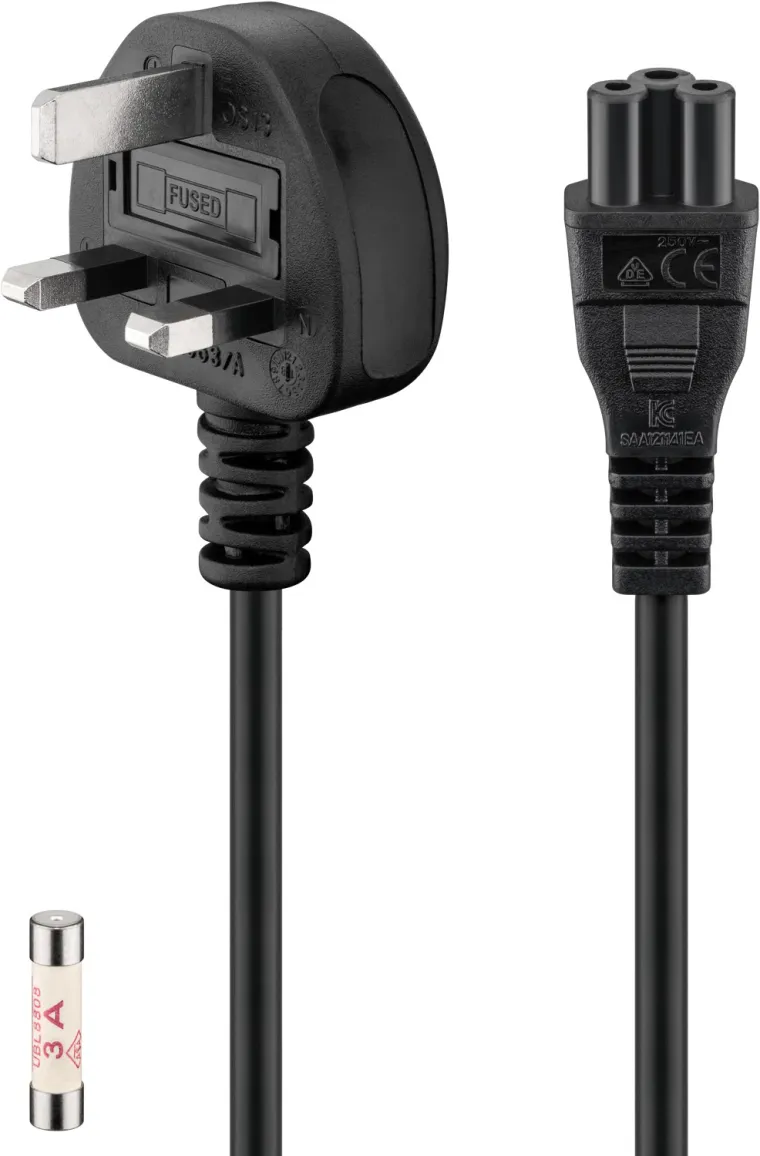 Anschlusskabel UK, 1,8 m, schwarz, (3*0,75 mm²)