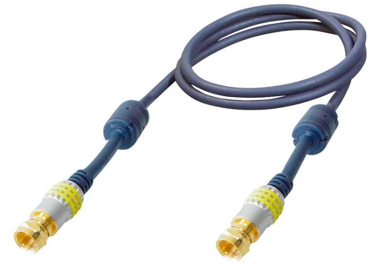 MAXTRACK Antennenkabel, F-Stecker - F-Stecker 1,0 m (BBFH 1-1)