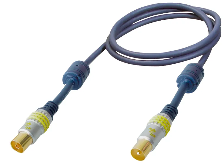 MAXTRACK Antennenkabel, Antennenstecker 9,5 mm - Antennenkupplung 9,5 mm ,10,0 m (BBFK 10)