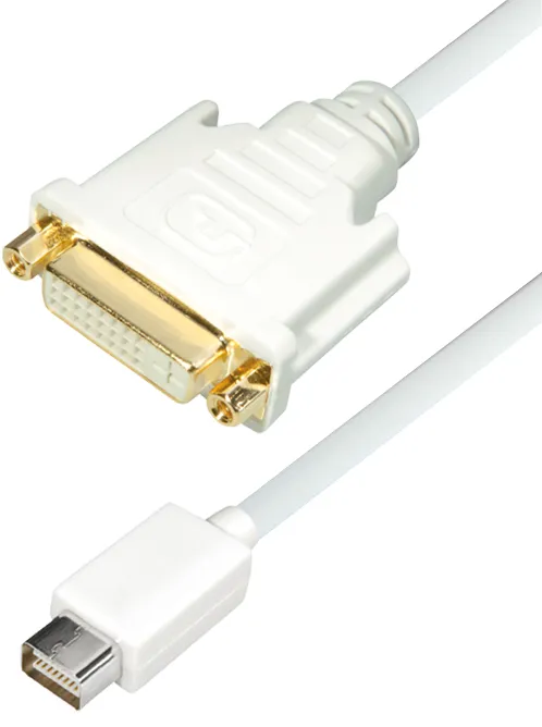 MAXTRACK Monitor Kabel DVI / DVI, Mini DVI Stecker auf DVI Buchse (C 262)