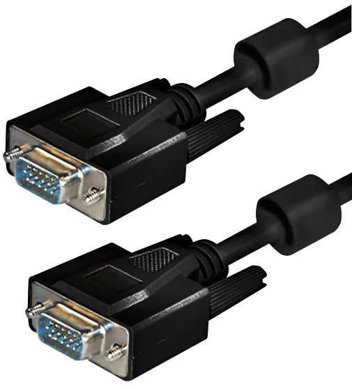 MAXTRACK Monitorkabel, Sub D-Stecker 15 pol. HD - Sub D-Stecker 15 pol. HD, 1,0 m (C 57-1 HVS)