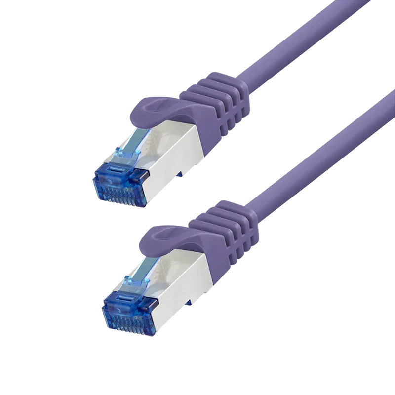 Patchkabel Ultraflex, Cat.6A, S/FTP, Violett, 2 m