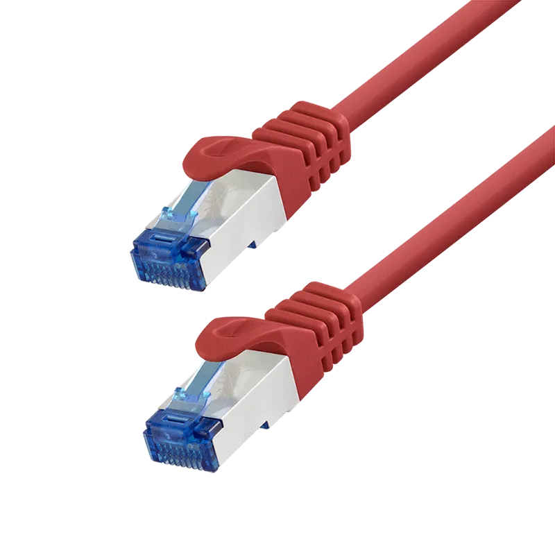 Patchkabel Ultraflex, Cat.6A, S/FTP, Rot, 10 m