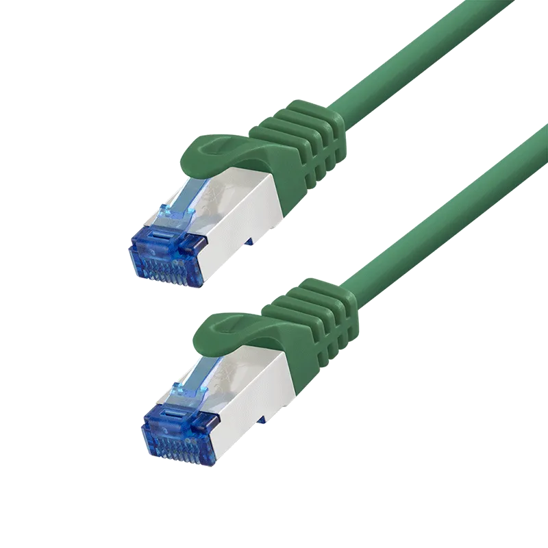 Patchkabel Ultraflex, Cat.6A, S/FTP, Grün, 10 m
