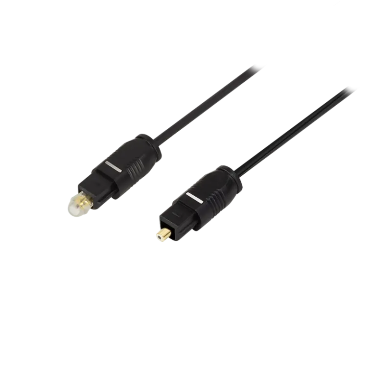Audio-Kabel, Toslink/M zu Toslink/M, PMMA Ader, schwarz, 0,5 m