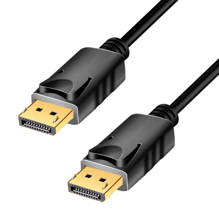 DisplayPort-Kabel, DP/M zu DP/M, 4K/60 Hz, CCS, schwarz, 2 m