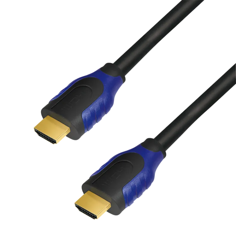HDMI-Kabel, A/M zu A/M, 4K/60 Hz, schwarz/blau, 3 m