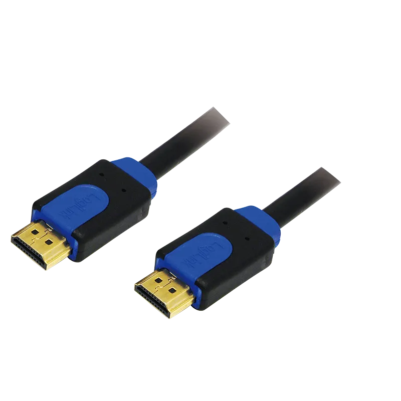 HDMI-Kabel, A/M zu A/M, 4K/30 Hz, schwarz/blau, 1 m