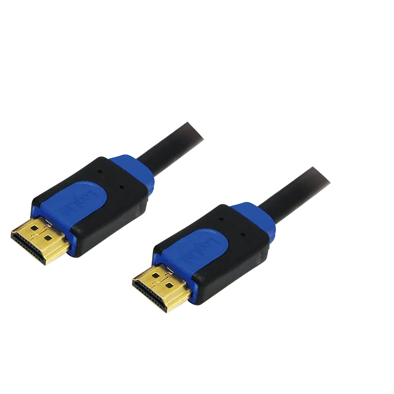HDMI-Kabel, A/M zu A/M, 4K/30 Hz, schwarz/blau, 3 m