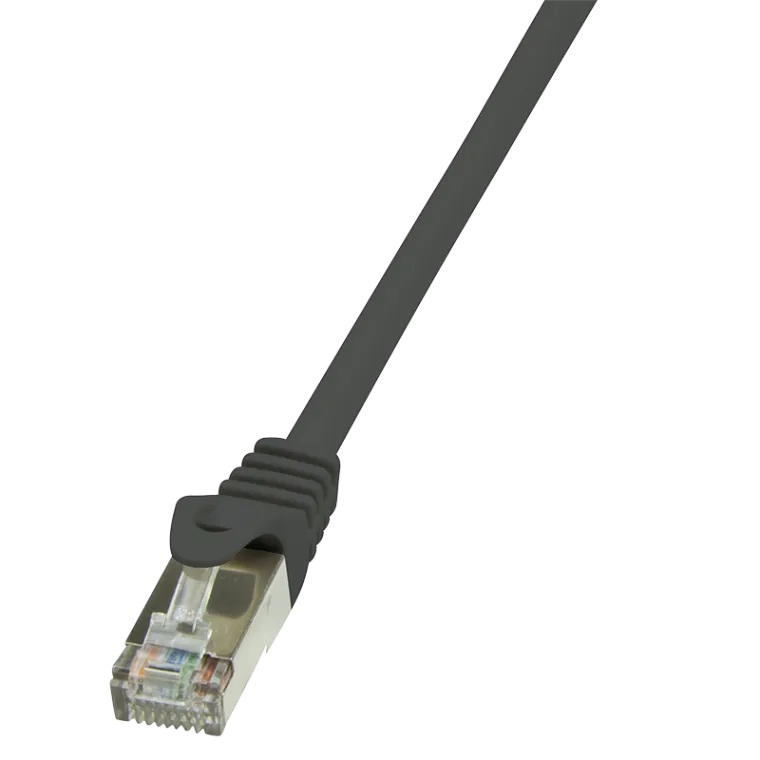 Patchkabel EconLine, Cat.5e, F/UTP, Schwarz, 7,5 m