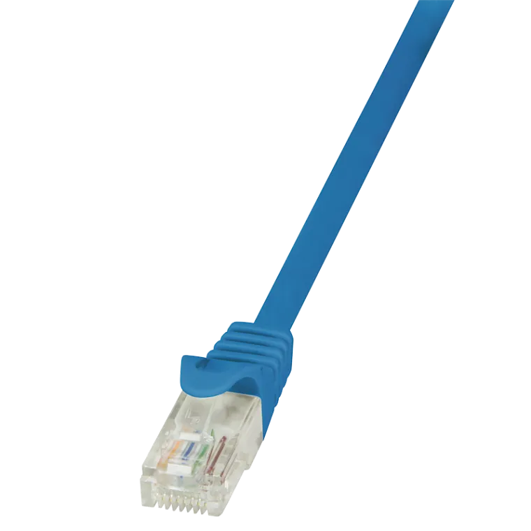 Patchkabel EconLine, Cat.6, U/UTP, Blau, 0,25 m