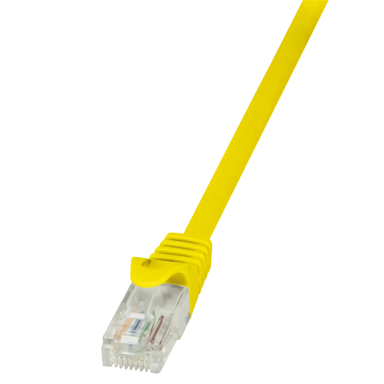 Patchkabel EconLine, Cat.6, U/UTP, Gelb, 3 m